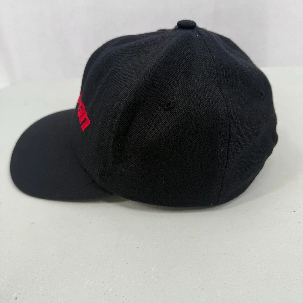 Snap-on Tools‎ Black Adjustable Hat Red Embroidered Logo Baseball Cap